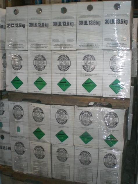 R134A Automotive Refrigerant 40 x 30lb Cylinders FREE FREIGHT!