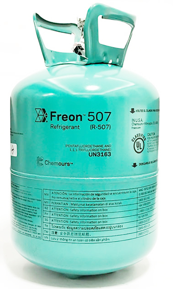 R-507 Refrigerants 25lb - R-22 replacement (Won't ship to CALIFORNIA)