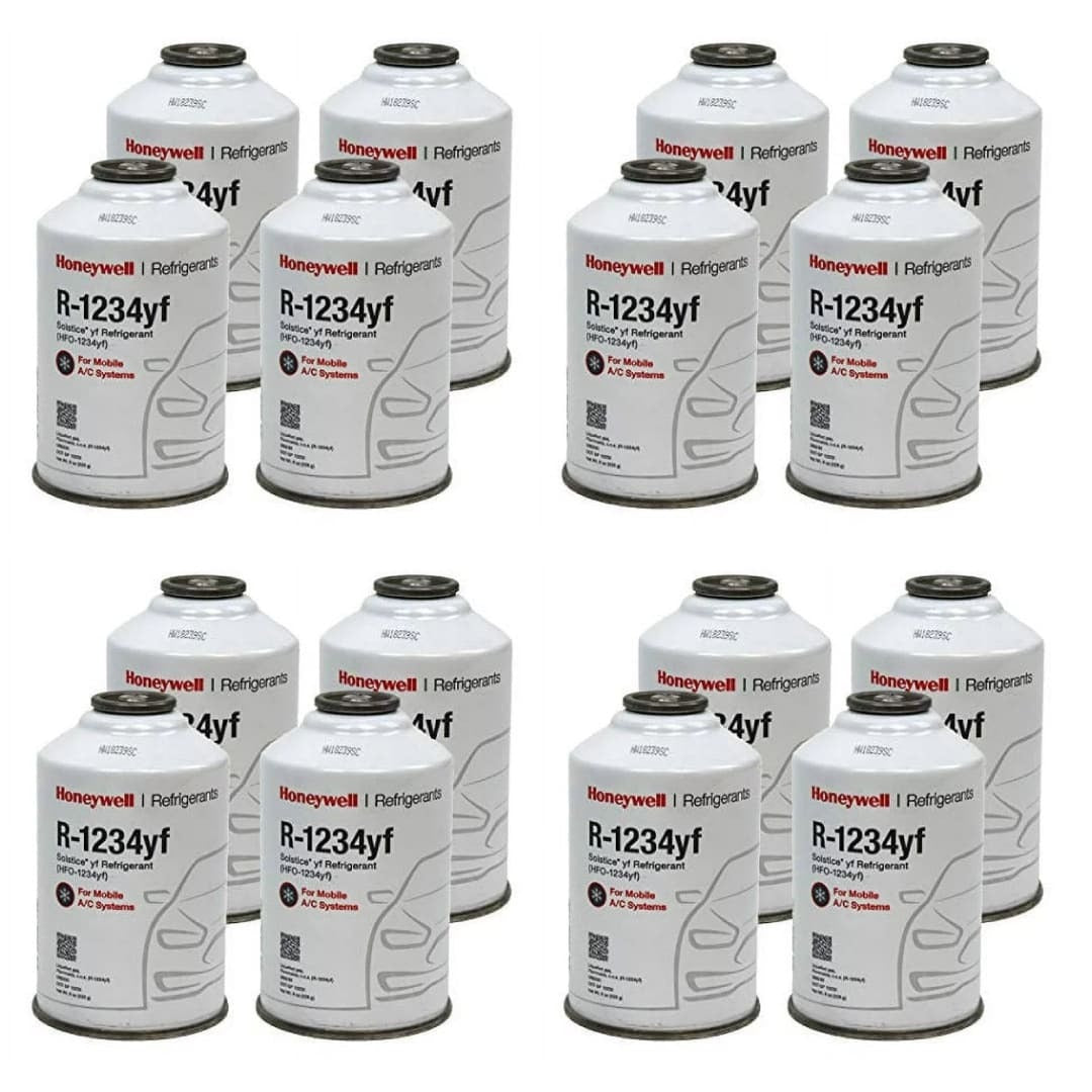 Honey Well Genuine 8oz R1234YF Refrigerant 4 cases (16 Cans)
