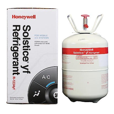 Honeywell R-1234YF Refrigerants 10LB Cylinder Made in USA