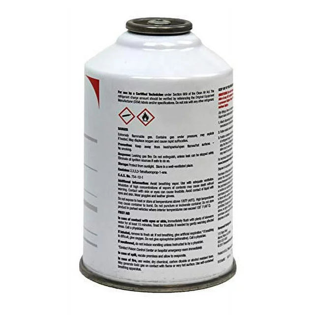 HONEYWELL Brand 1234yf Refrigerant for MVAC use in a 8-Ounce Self-Sealing Container