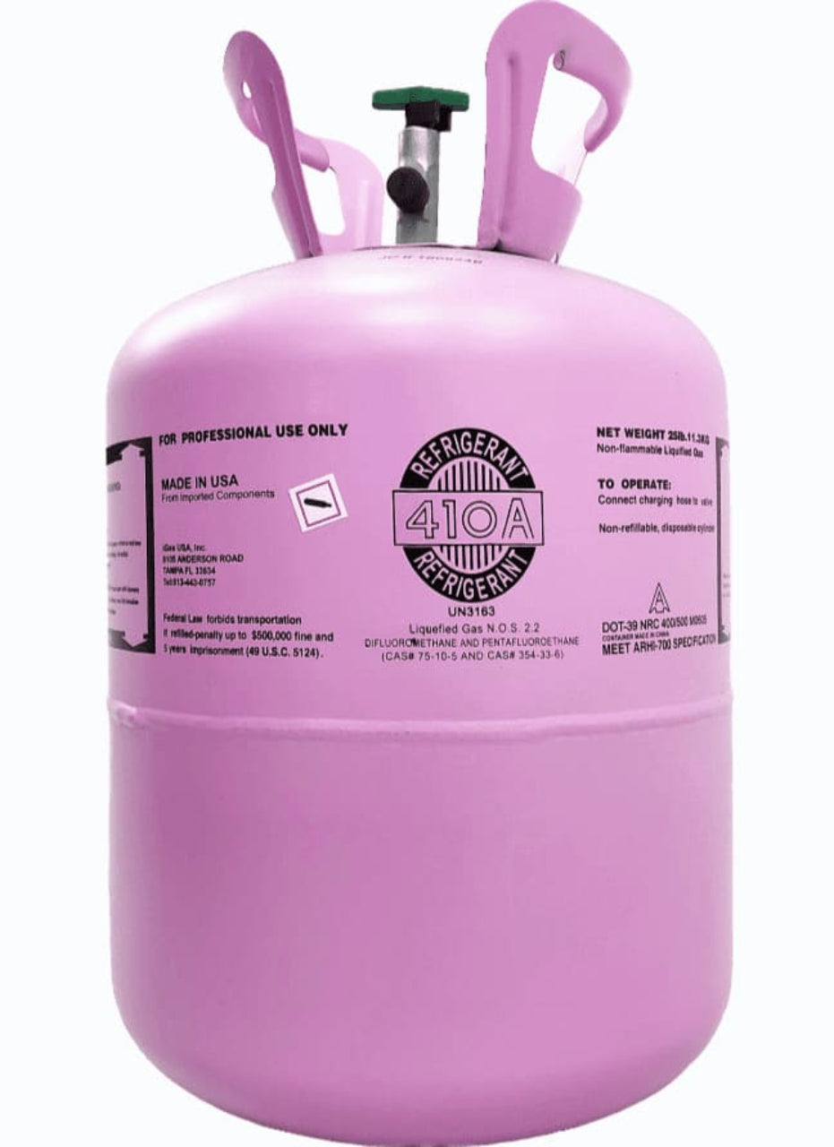 R-410A Refrigerant 25lb  - Virgin Sealed - HVAC