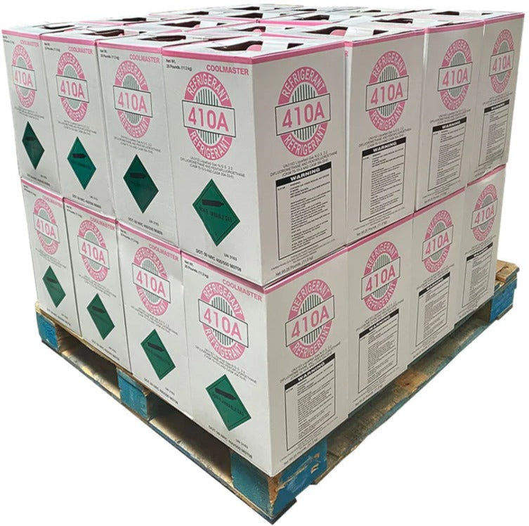 1 Pallet of R410A Refrigerant 40 Jugs x 25lb Cylinders